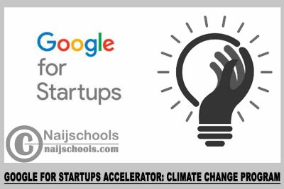 Google for Startups Accelerator: Climate Change Program 2023