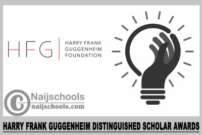 Harry Frank Guggenheim Distinguished Scholar Awards 2023
