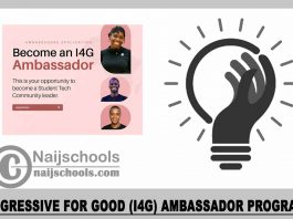 Ingressive for Good (I4G) Ambassador Program 2023