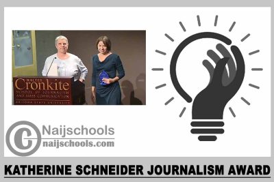 Katherine Schneider Journalism Award 2023