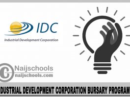 Industrial Development Corporation Bursary Programme