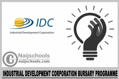  Industrial Development Corporation Bursary Programme