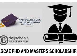 AGCAE Ph.D. and Masters Scholarships