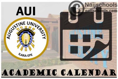 AUI Academic Calendar 2023/24 Session 1st/2nd Semester