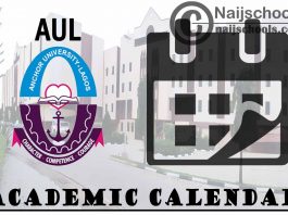 AUL Academic Calendar 2023/24 Session 1st/2nd Semester