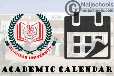 Al-Ansar University Academic Calendar for 2023/2024 Session