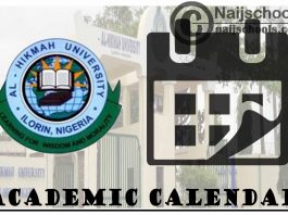 Al-Hikmah University Academic Calendar 2023/2024 Session
