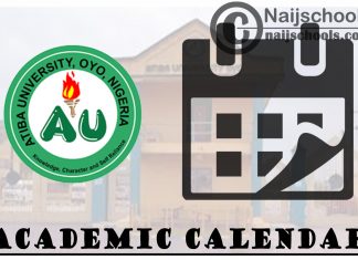 Atiba University Academic Calendar 1st/2nd Semester 2023/2024