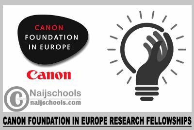 Canon Foundation in Europe Research Fellowships