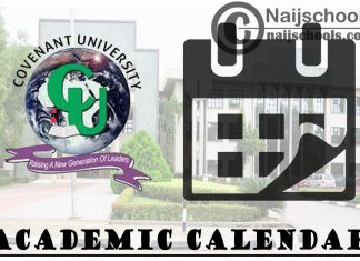 Covenant University Academic Calendar 2023/24
