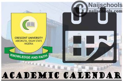 Crescent University Academic Calendar for 2023/2024