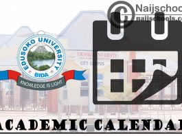 Edusoko University Academic Calendar 2023/24 session