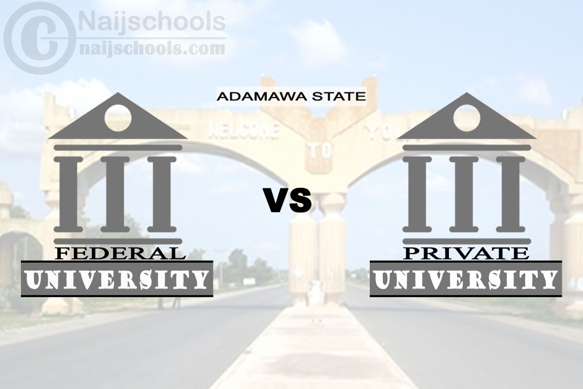 Adamawa Federal vs Private University; Which is Better? Check!