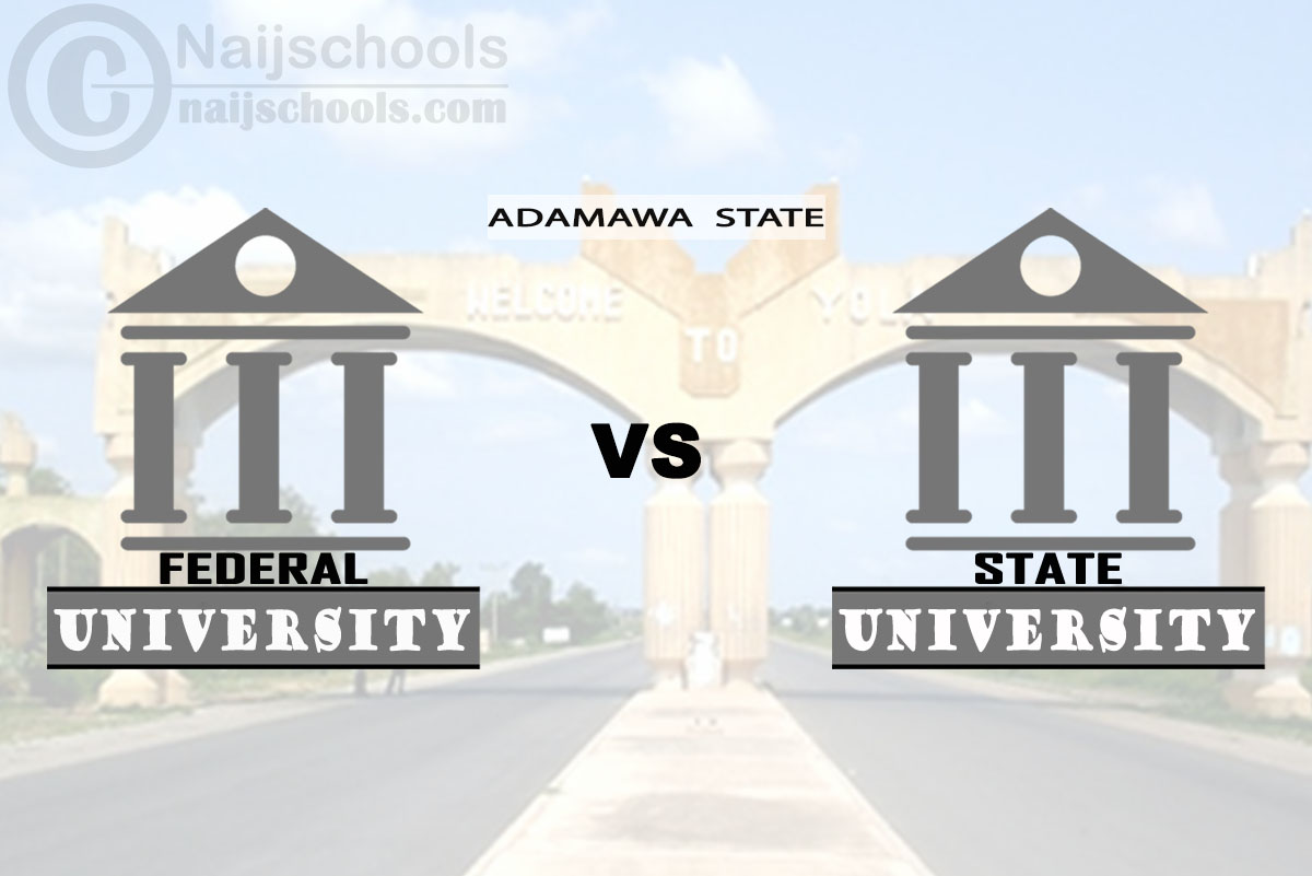 Adamawa Federal vs State University; Which is Better? Check!
