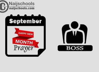 15 Happy New Month Prayer for Your Boss in September 2023