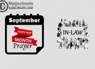 54 Happy New Month Prayer for Your In-Law in September 2023