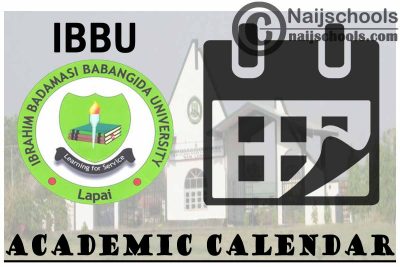 IBBU Academic Calendar 2023/24 session 1st/2nd semester 