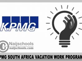 KPMG South Africa Vacation Work Programm