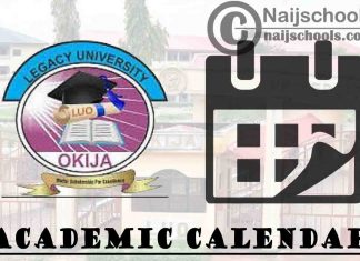 LUO Academic Calendar 2023/24 Session 1st/2nd Semester