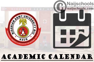 NAUB Academic Calendar for 2023/2024 Session