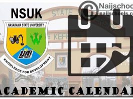NSUK Academic Calendar 2023/24 Session 1st/2nd Semester