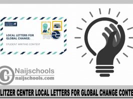 Pulitzer Center Local Letters for Global Change Contest