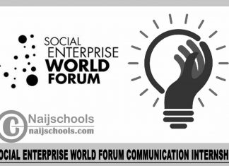 Social Enterprise World Forum Communication Internship