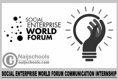 Social Enterprise World Forum Communication Internship