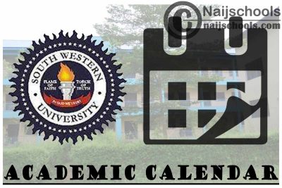 Southwestern University Academic Calendar for 2023/2024 Session