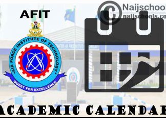 AFIT Academic Calendar 2023/24 Session 1st/2nd Semester