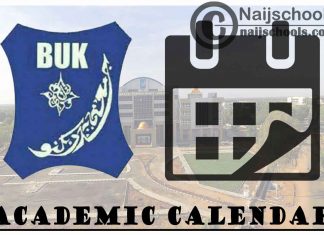 BUK Academic Calendar 2023/24 Session 1st/2nd Semester
