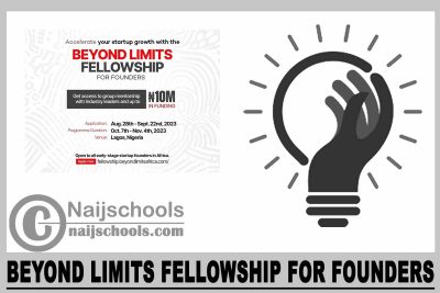 Beyond Limits Fellowship 2023 for Founders 