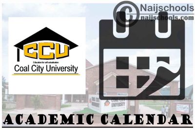 CCU Academic Calendar 2023/24 Session 1st/2nd Semester