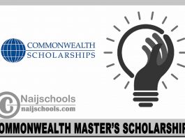 Commonwealth Master’s Scholarships 2024