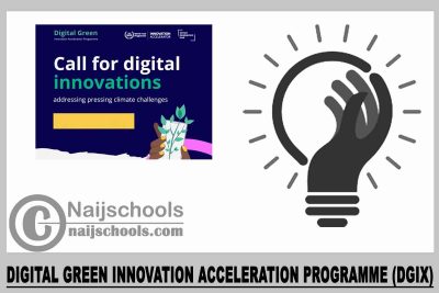 Digital Green Innovation Acceleration Programme (DGIx)