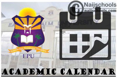 EPU Academic Calendar 2023/24 Session 1st/2nd Semester