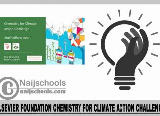Elsevier Foundation Chemistry for Climate Action Challenge