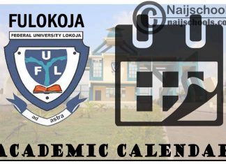FULOKOJA Academic Calendar 2023/24 Session 1st/2nd Semester