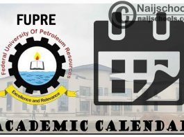 FUPRE Academic Calendar 2023/24 Session 1st/2nd Semester