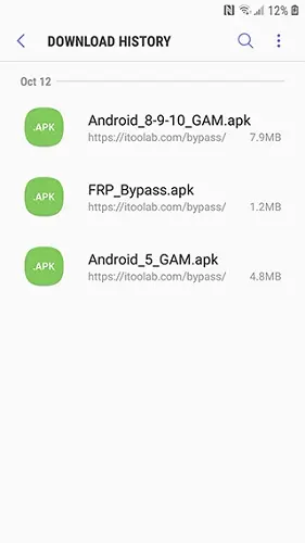 Follow On-Screen Steps on iToolab UnlockGo Android to Install FRP Bypass APK