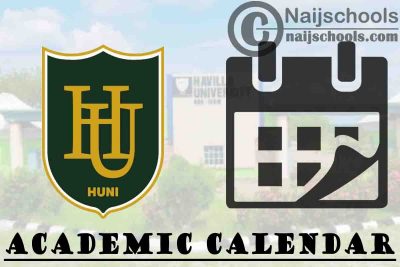 HUNI Academic Calendar for 2023/2024 Session