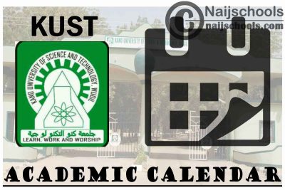 KUST Academic Calendar 2023/24 Session 1st/2nd Semester