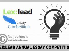 Lex:lead Annual Essay Competition