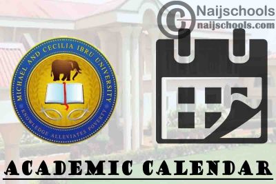 MCIU Academic Calendar for 2023/2024 Session