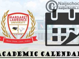 Margaret Lawrence University Academic Calendar for 2023/2024 Session