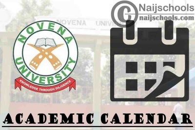 Novena University Academic Calendar for 2023/2024 Session