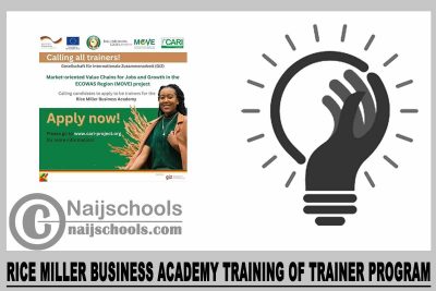 Rice Miller Business Academy Training of Trainer Program