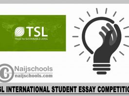 TSL International Student Essay Competition 2024