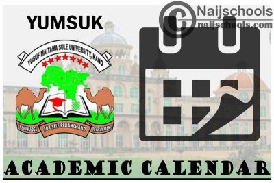 YUMSUK Academic Calendar for 2023/2024 Session