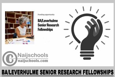 BA/Leverhulme Senior Research Fellowships 2024